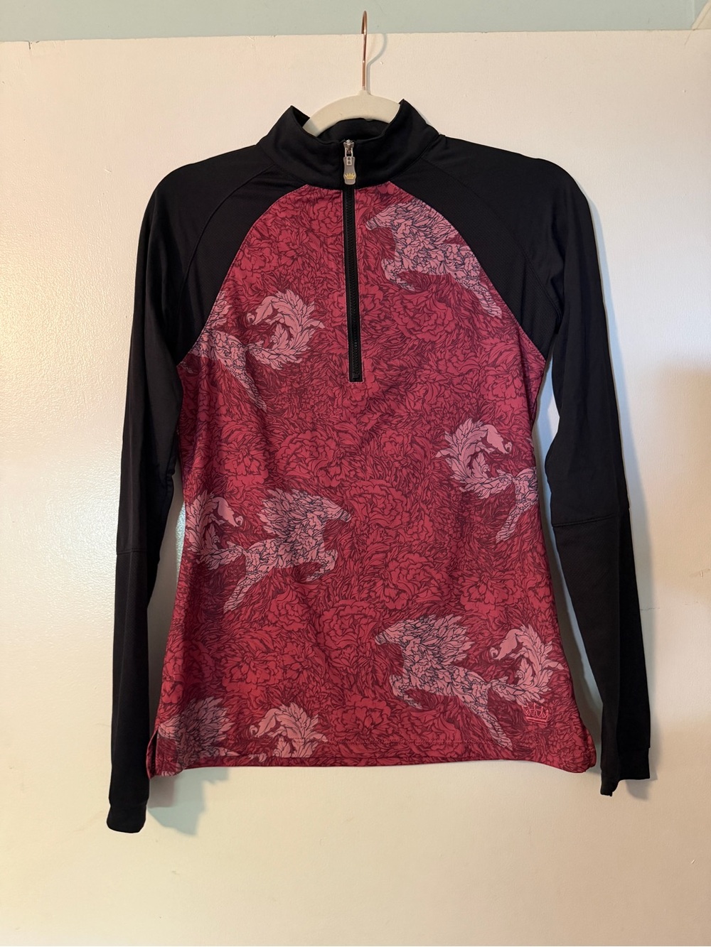Kastel Denmark Equestrian Quarter-Zip Long Sleeve Sun Shirt, Size S